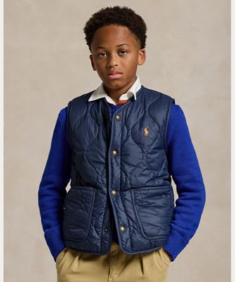 ≪送料無料≫リバーシブル リップストップ＆フリース ダウン ベスト | POLO RALPH LAUREN CHILDRENS WEAR /ポロ ラルフ  ローレン チルドレンズウェア | 三越伊勢丹オンラインストア・通販【公式】