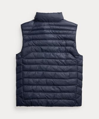 POLO RALPH LAUREN パッカブル ベスト　ネイビー ウォーターリペラント パッカブル ベスト （ベスト）｜POLO