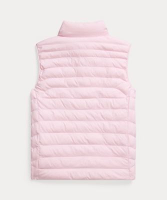 Ralph Lauren - 【ラルフローレン】キルティング 絞り 中綿 ベスト ゴルフ XS 白ホワイト パフォーマンス コットンブレンド セーター ベスト | ラルフ