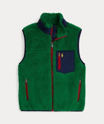 ＜POLO RALPH LAUREN CHILDRENS WEAR ＞テディ　フリース　ハイブリッド　ベスト　ＣＷＰＯＯＴＷＹＮ２２００６７