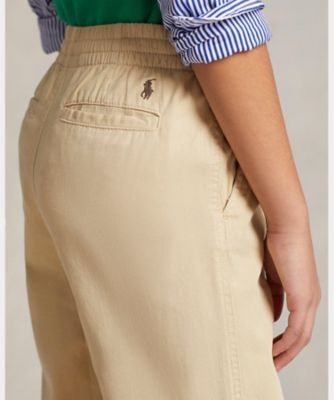ワイドレッグ　コットン　ツイル　パンツ