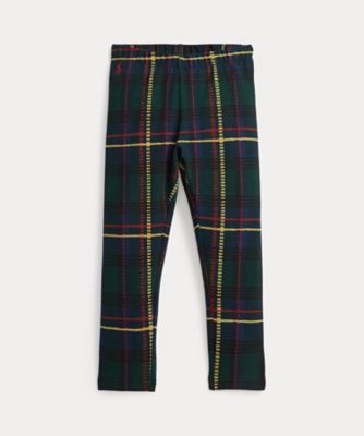 ＜POLO RALPH LAUREN CHILDRENS WEAR ＞チェック　ストレッチ　ジャージー　レギンス　ＣＷＰＯＰＮＴＲ４Ｇ２０１３１