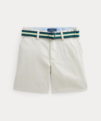 POLO RALPH LAUREN CHILDRENS WEAR /ポロ ラルフ ローレン チルドレンズウェア ストレート　フィット　フレックス　アブレージョン　ツイルショートパンツ　ＣＷＰＯＳＨＯＢ４Ｇ２００４５