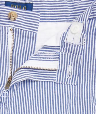POLO by Ralph Lauren　シアサッカーパンツ usa製 ストレッチ コットン シアサッカー ショートパンツ | POLO RALPH