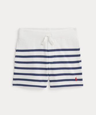 ストライプド フレンチ テリー ショートパンツ