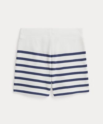 Ralph Lauren ストライプ ショートパンツ ストライプド フレンチ テリー ショートパンツ
