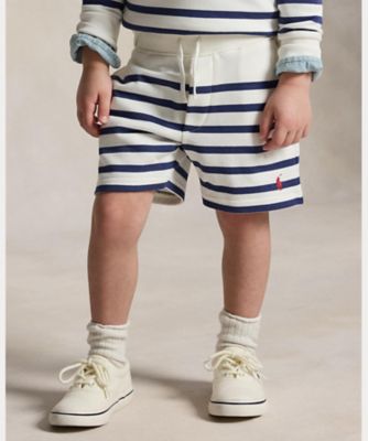 ストライプド フレンチ テリー ショートパンツ