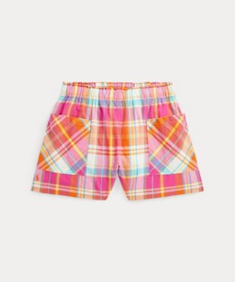 ＜POLO RALPH LAUREN CHILDRENS WEAR ＞チェック　コットン　ショートパンツ　ＣＷＰＯＳＨＯＧ４Ｇ２００６６