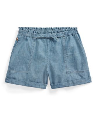 POLO RALPH LAUREN CHILDRENS WEAR /ポロ ラルフ ローレン チルドレンズウェア コットン シャンブレー キャンプ ショートパンツ