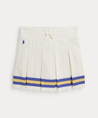 ＜POLO RALPH LAUREN CHILDRENS WEAR ＞プリーテッド　コットン　ジャージー　スコート　ＣＷＰＯＳＨＯＧ７６２００５１