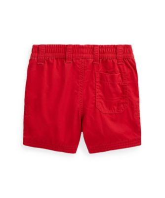 コットン　ツイル　プルオン　ショートパンツ