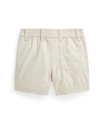 コットン　ツイル　プルオン　ショートパンツ