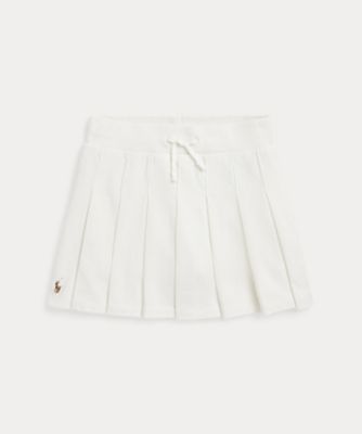 ＜POLO RALPH LAUREN CHILDRENS WEAR ＞プリーテッド　コットン　ジャージー　スコート　ＣＷＰＯＳＨＯＲ７６２００３５