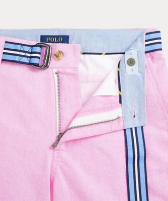 Ralph Lauren 90sコットンパンツ　オックスフォード32/30サイズ ベルテッド コットン オックスフォード ショートパンツ