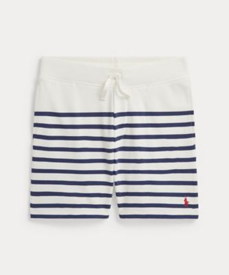 ストライプド フレンチ テリー ショートパンツ
