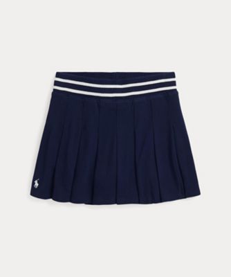 ＜POLO RALPH LAUREN CHILDRENS WEAR ＞プリーテッド　コットン　ジャージー　スコート　ＣＷＰＯＳＫＴＧ６Ｈ２０１４７
