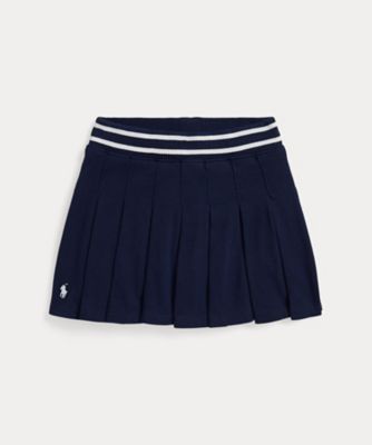 ＜POLO RALPH LAUREN CHILDRENS WEAR ＞プリーテッド　コットン　ジャージー　スコート　ＣＷＰＯＳＫＴＲ６Ｈ２０１３６