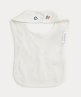 Polo ベア コットン インターロック ビブ