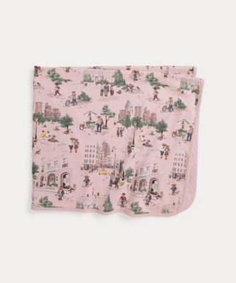POLO RALPH LAUREN CHILDRENS WEAR /ポロ ラルフ ローレン チルドレンズウェア Polo ベア コットン インターロック ブランケット CWPOSMAFL320022