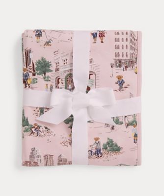 【ちいさま専用】Ralph Lauren US限定フリースブランケット ベア Polo ベア コットン インターロック ブランケット