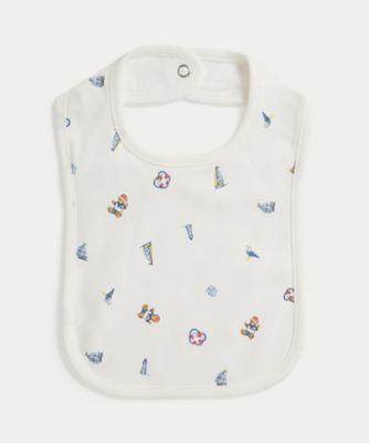 POLO RALPH LAUREN CHILDRENS WEAR /ポロ ラルフ ローレン チルドレンズウェア Ｐｏｌｏ　ベア　コットン　インターロック　ビブ　ＣＷＰＯＳＭＡＩ９Ｇ２００８５