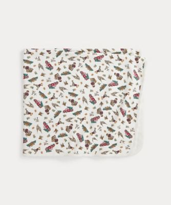 ＜POLO RALPH LAUREN CHILDRENS WEAR ＞Ｐｏｌｏ　ベア　コットン　インターロック　ブランケット　ＣＷＰＯＳＭＡＩＬ３２００７２