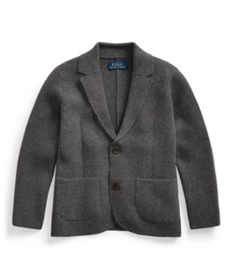 ノッチ　ラペル　コットン　カーディガン