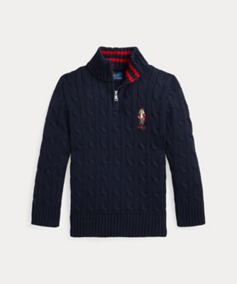 Ｐｏｌｏ　ベア　ケーブルニット　コットン　セーター　ＣＷＰＯＳＷＥＢ６８２０５６２