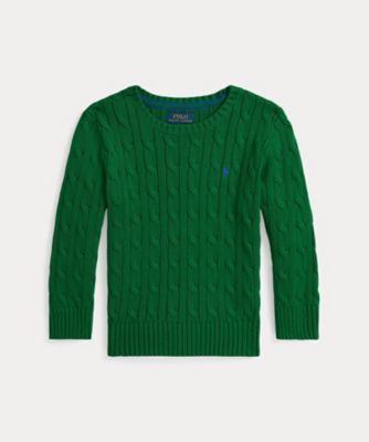 Ralph Lauren - 【希少カラー】 ピマコットン ラルフローレン ケーブル ニット NO1228 ケーブルニット コットン セーター | POLO RALPH LAUREN