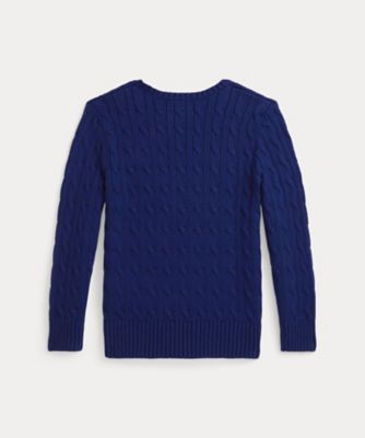 Polo ベア ケーブルニット コットン セーター