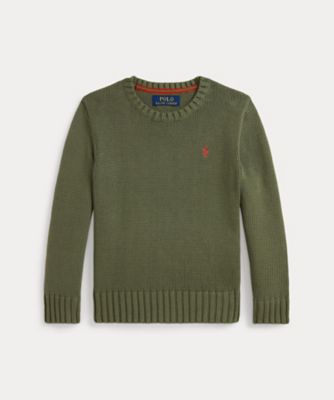 POLO RALPH LAUREN CHILDRENS WEAR /ポロ ラルフ ローレン チルドレンズウェア コットン クルーネック セーター CWPOSWEB6820660