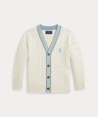＜POLO RALPH LAUREN CHILDRENS WEAR ＞コットン　クリケット　カーディガン　ＣＷＰＯＳＷＥＢ６８２０７１２