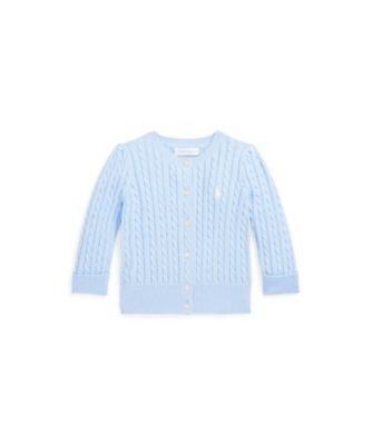 ＜三越伊勢丹/公式＞ POLO RALPH LAUREN CHILDRENS WEAR /ポロ ラルフ ローレン チルドレンズウェア ケーブルニット コットンカーディガン 400ブルー ベビー用トップス【三越伊勢丹/公式】