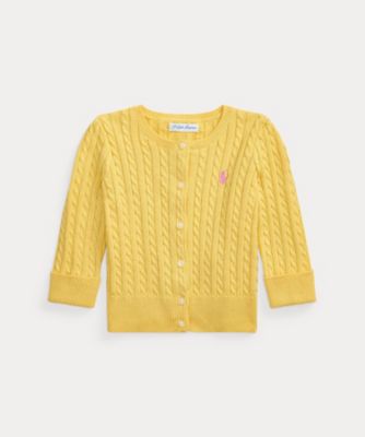 POLO RALPH LAUREN CHILDRENS WEAR /ポロ ラルフ ローレン チルドレンズウェア ミニケーブル コットン カーディガン CWPOSWEF6820206