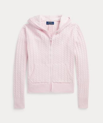 ＜POLO RALPH LAUREN CHILDRENS WEAR ＞ミニケーブル　コットン　フルジップ　フーディ　ＣＷＰＯＳＷＥＧ６８２０３８４