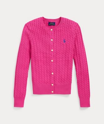 ＜POLO RALPH LAUREN CHILDRENS WEAR ＞ミニケーブル　コットン　カーディガン　ＣＷＰＯＳＷＥＧ６８２０５０８