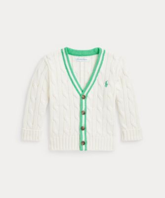 POLO RALPH LAUREN CHILDRENS WEAR /ポロ ラルフ ローレン チルドレンズウェア コットン クリケット カーディガン CWPOSWEI6820265