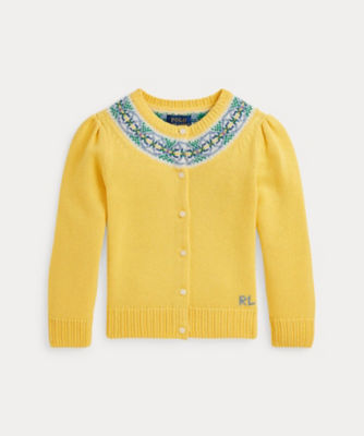 ＜POLO RALPH LAUREN CHILDRENS WEAR ＞フェア　アイル　コットンウール　カーディガン