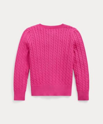 【新品】ラルフローレン コットン カーディガン ミニケーブル POLO RALPH LAUREN CHILDRENSWEAR（ポロ ラルフ ローレン