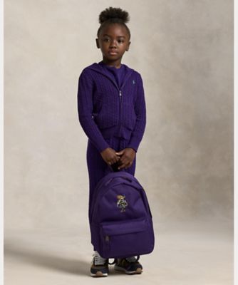 ミニケーブル コットン フルジップ フーディ