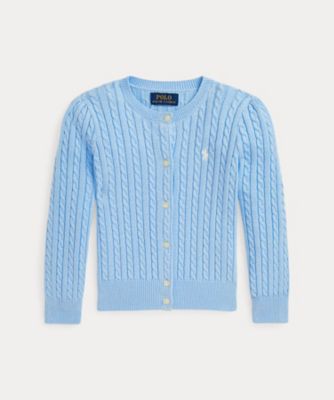 ミニ ケーブル コットン カーディガン | POLO RALPH LAUREN