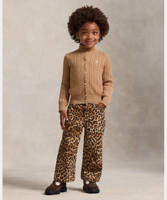 ラルフローレン　カーディガン　S 迷彩　ワッペン　ウール　牛革　トラ RALPH LAUREN｜ラルフ ローレン｜ファッション通販 d fashion