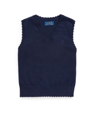 ＜POLO RALPH LAUREN CHILDRENS WEAR ＞コットン　Ｖネック　セーター　ベスト