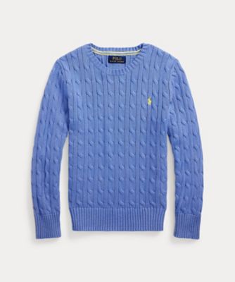 POLO RALPH LAUREN CHILDRENS WEAR /ポロ ラルフ ローレン チルドレンズウェア ケーブルニット コットン セーター CWPOSWEY6820587