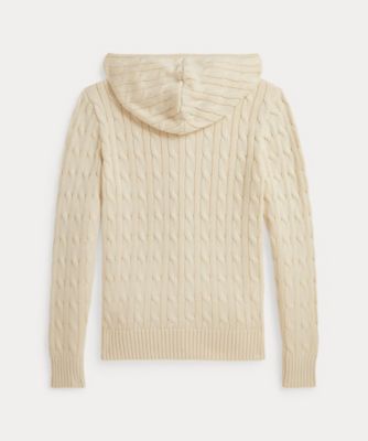 滑らかコットン【Ralph Lauren】ニット フルZIPフーディ 3色 滑らかコットン【Ralph Lauren】ニット フルZIPフーディ 3色