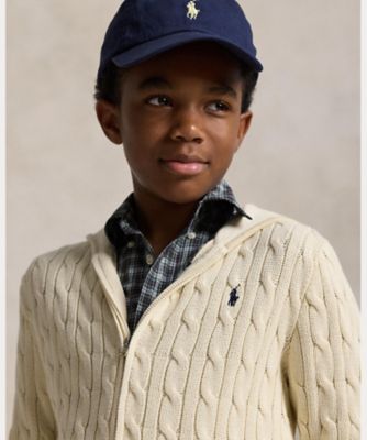 ラルフローレン　ポロベア　ニット　フード Polo ベア ウールカシミヤ ニット フーディ（パーカー）｜POLO RALPH