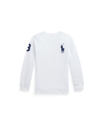 ＜三越伊勢丹/公式＞ POLO RALPH LAUREN CHILDRENS WEAR /ポロ ラルフ ローレン チルドレンズウェア Big Pony コットン ジャージー Tシャツ 100ホワイト トップス【三越伊勢丹/公式】