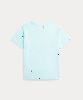 Ｂｉｇ　Ｐｏｎｙ　ペイントスプラッタープリント　コットン　Ｔシャツ　ＣＷＰＯＴＳＨＢ８０２１０２８