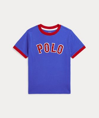 POLO RALPH LAUREN CHILDRENS WEAR /ポロ ラルフ ローレン チルドレンズウェア ベースボールロゴ コットン ジャージー Tシャツ CWPOTSHB8021032