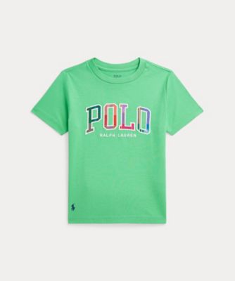 ＜POLO RALPH LAUREN CHILDRENS WEAR ＞マドラスロゴ　コットン　ジャージー　Ｔシャツ　ＣＷＰＯＴＳＨＢ８０２１０４４